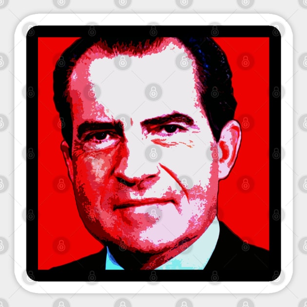 richard nixon Sticker by oryan80